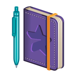 Telegram sticker 🗒 Star Notepad | @Gift_Alerts