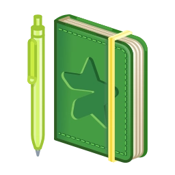 Telegram sticker 🗒 Star Notepad | @Gift_Alerts