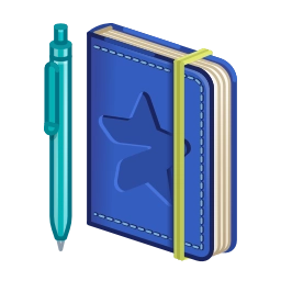 Telegram sticker 🗒 Star Notepad | @Gift_Alerts