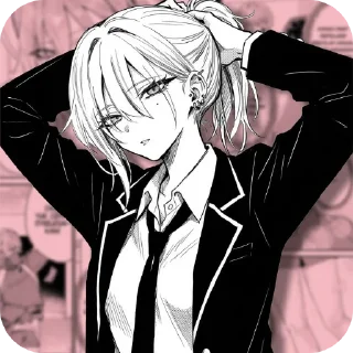 Telegram sticker ❤ Haimiya senpai 💕 @The_StickersLegacy