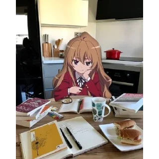 Телеграм стикер 🦋 Anime irl @xvieravelyn @ecchistickers