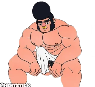 Telegram sticker 😌 Real Brawl Mans @hentstick