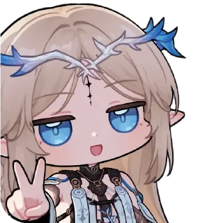 Telegram sticker ✌ Cartethia :: @fStikBot