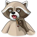 Video sticker 😦 Criminal Raccoon