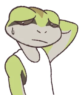 Телеграм стикер 😔 Tresbon & Trouble