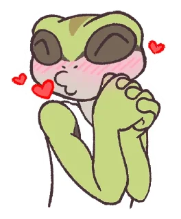 Телеграм стикер 😘 Tresbon & Trouble