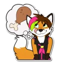 Telegram sticker 🍗 Ice Foxx