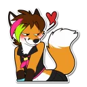 Telegram sticker 😘 Ice Foxx