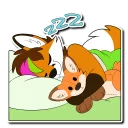 Video sticker 💤 Ice Foxx