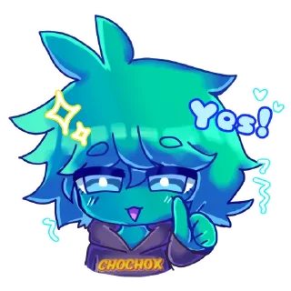 Телеграм стикер 🙂 ChoChoX Femboy
