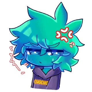 Телеграм стикер 😠 ChoChoX Femboy