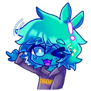 Телеграм стикер 👈 ChoChoX Femboy