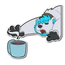 Telegram sticker ☕ Bastian