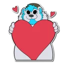 Telegram sticker ❤ Bastian