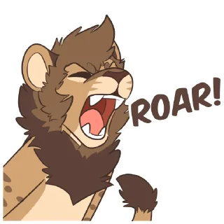 Sticker 🦁 Lion Stickers by Pulexart.com