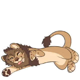 Telegram sticker 🛌 Lion Stickers by Pulexart.com
