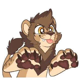 Telegram sticker 🔪 Lion Stickers by Pulexart.com