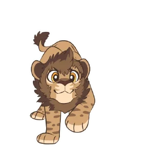 Telegram sticker 😼 Lion Stickers by Pulexart.com