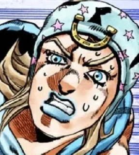 Telegram sticker 😟 Johnny Joestar :: @fStikBot