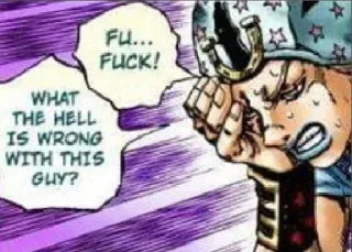 Video sticker 🤦 Johnny Joestar :: @fStikBot