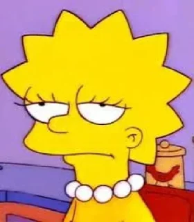 Telegram sticker 😐 Os Simpsons | @brazoeiro