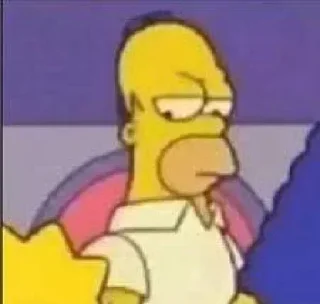 Telegram sticker 😒 Os Simpsons | @brazoeiro