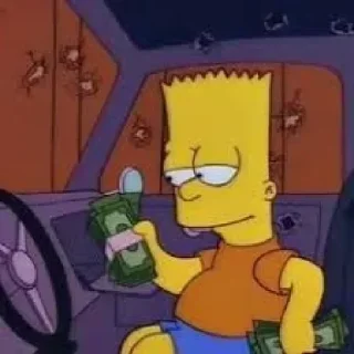 Sticker 🤑 Os Simpsons | @brazoeiro