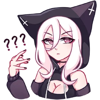 Telegram sticker 🤨 КатШи; больше - @stickersvk18