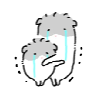 Telegram sticker ⭐ 크라잉 햄스비 @moe_sticker_bot