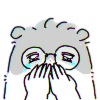 Telegram sticker ⭐ 크라잉 햄스비 @moe_sticker_bot