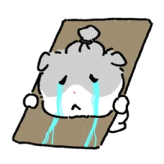 Telegram sticker ⭐ 크라잉 햄스비 @moe_sticker_bot