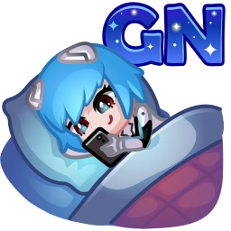 Телеграм стикер 😴 Ayanami Rei (@ayanamirei_club)