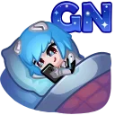 Video sticker 😴 Ayanami Rei (@ayanamirei_club)