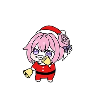 Telegram sticker ⭐ 도로롱의 메리크리스마스 @moe_sticker_bot