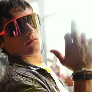 Telegram sticker 🖕 Josh Hutcherson :: @fStikBot