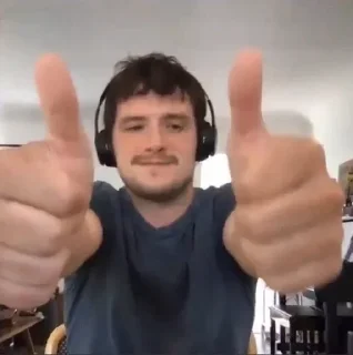 Sticker 👍 Josh Hutcherson :: @fStikBot