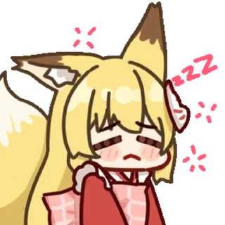 Telegram sticker 😴 酒狐v3 @zhaxia_cn