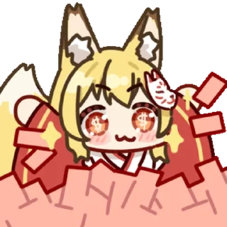 Telegram sticker 💰 酒狐v3 @zhaxia_cn
