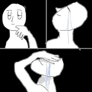 Telegram sticker 😭 я ненавижу холодец :: @fStikBot