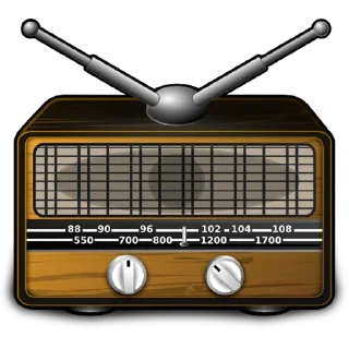 Телеграм стикер 📻 Vintage Radio @PunjabiSticker