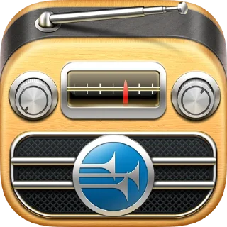 Телеграм стикер 📻 Vintage Radio @PunjabiSticker