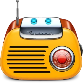 Sticker 📻 Vintage Radio @PunjabiSticker