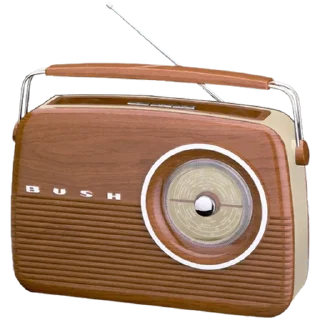 Телеграм стикер 📻 Vintage Radio @PunjabiSticker