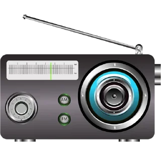 Video sticker 📻 Vintage Radio @PunjabiSticker