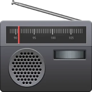 Video sticker 📻 Vintage Radio @PunjabiSticker