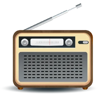 Video sticker 📻 Vintage Radio @PunjabiSticker