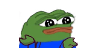 Telegram sticker 🤷 pepeJAM