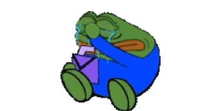 Telegram sticker 😭 pepeJAM