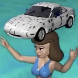 Телеграм стикер 🤷‍♀️ Mazda miata mx5