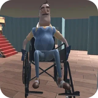 Sticker 🧑‍🦽 Sosed S Privetom :: @HeighborOnline